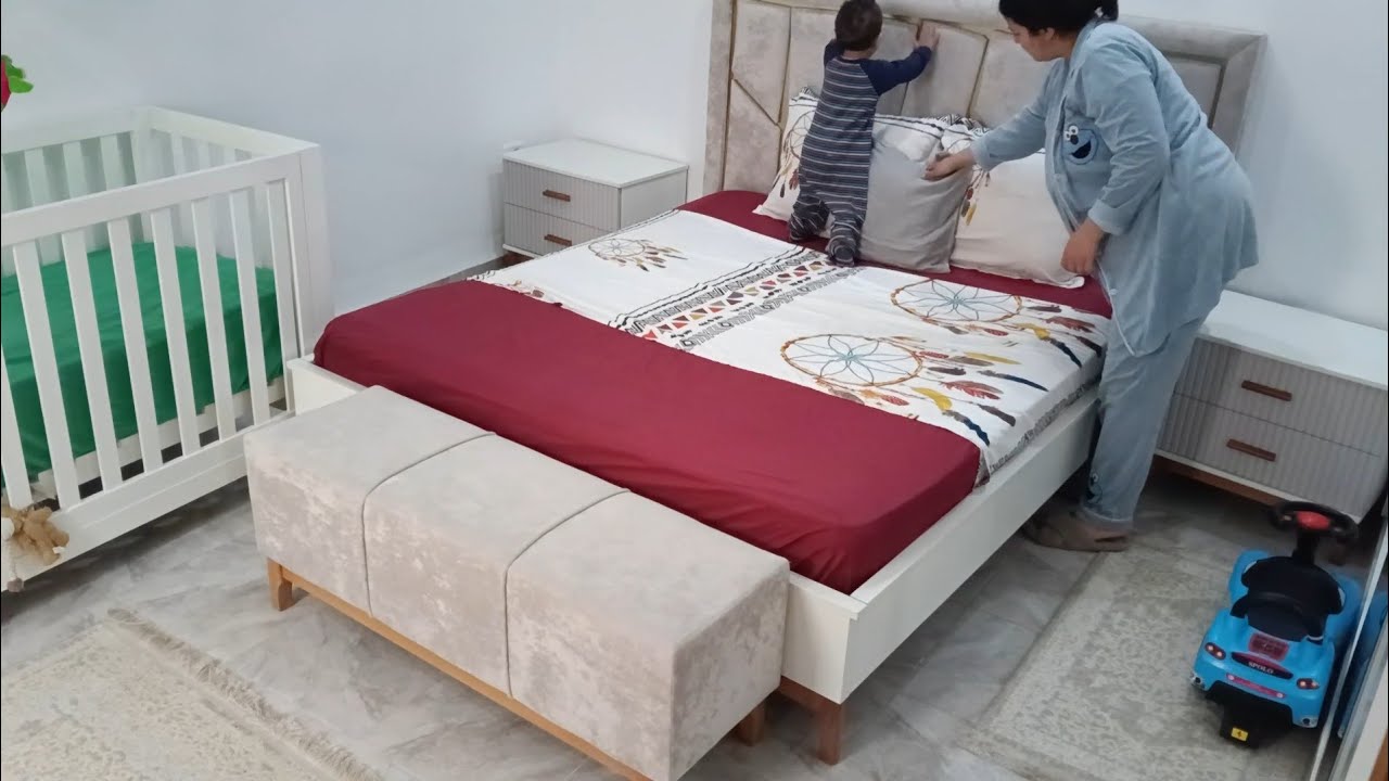 روتين صباحي في داري ✨ قبل وبعد 💫 كيما هو، مع دبّارة للفطور تشهي 🍳🥖