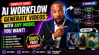 Yadda Zaka Yi AI Videos Da Workflow (Kowane AI Model Da Kake So) 🔥