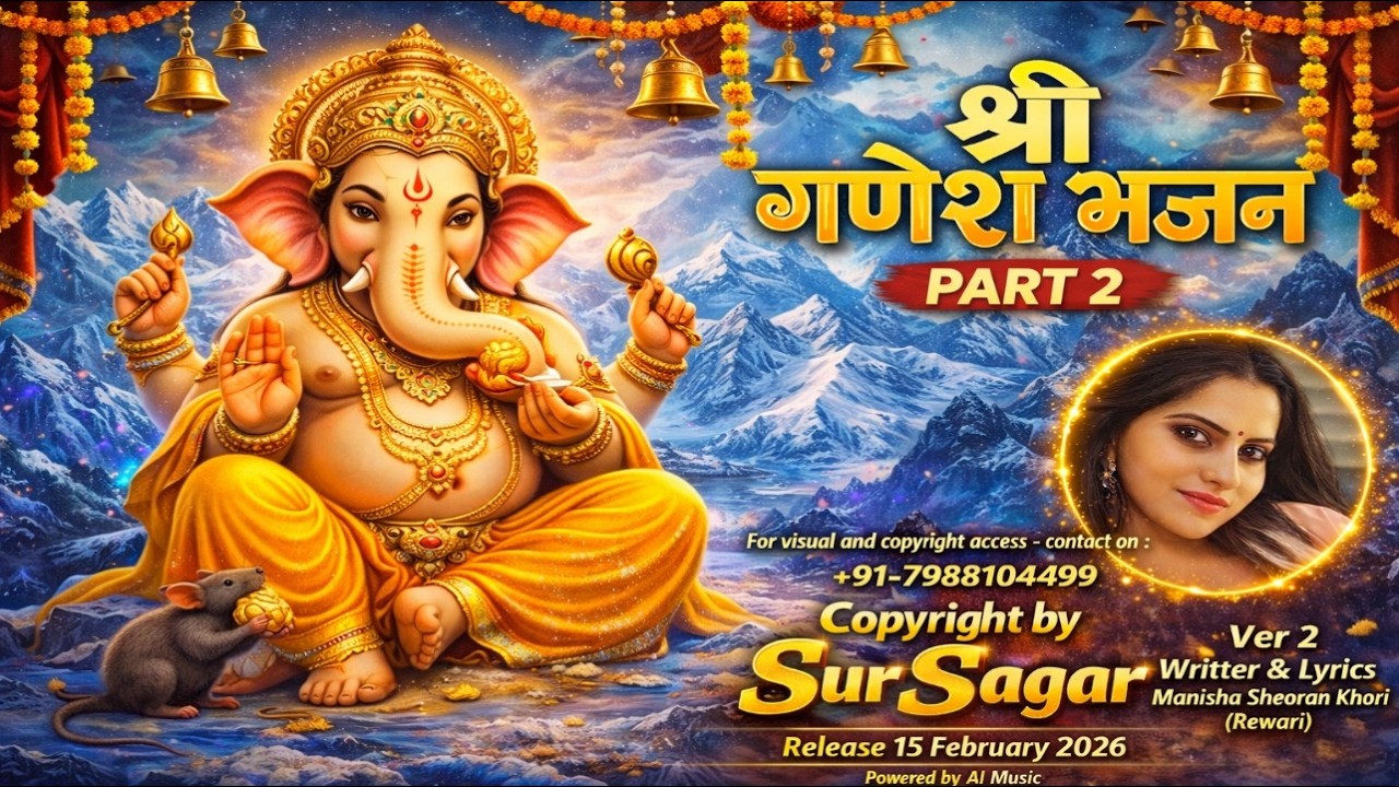 Ganesh Bhajan | श्री गणेश भजन | Part - 2 | Lyrics By Manisha Sheoran