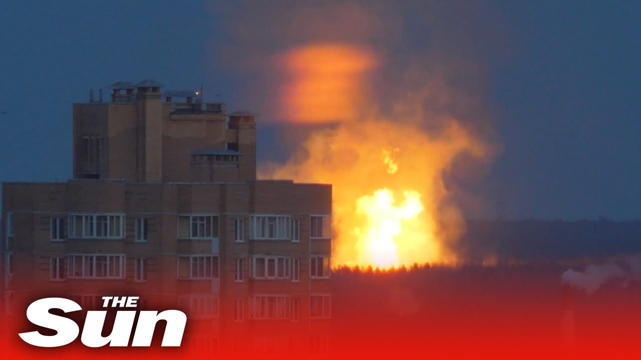 Giant fireball erupts after huge explosion on St Petersburg gas pipeline