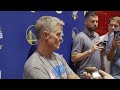 Steve Kerr On Day One of Warriors Training Camp | Oct. 1, 2024
