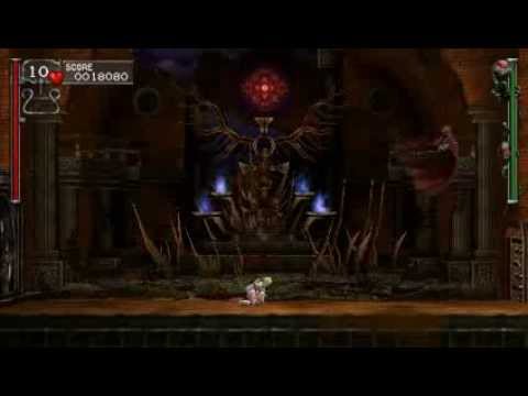 Castlevania Dracula X Chronicles (Maria) Boss 13 Shaft's Ghost - No Damage, No Subweapons