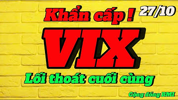 🔴Khẩn cấp! Cổ phiếu VIX | Lối thoát cuối cùng
