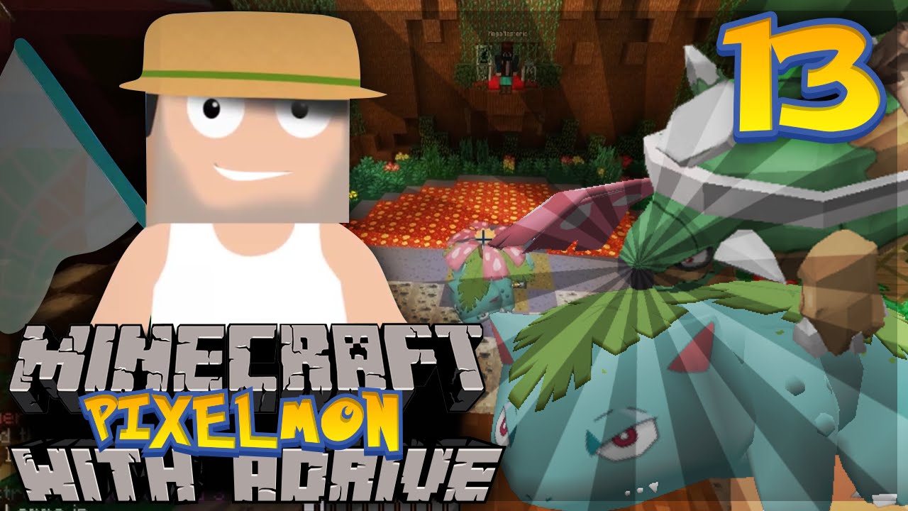 Minecraft PIXELMON with aDrive! Ep13 "GRASS GYM TIME" - PocketPixels Red Let's Play!