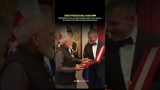 33rd International Honour for PM Modi🔥 #modi #shorts