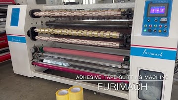 FR-210 BOPP Tape Slitting Machine with Automatic Tabbing Function