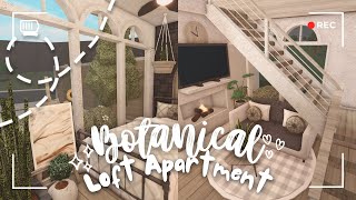 [ bloxburg ] ꒰ 38k! ꒱ 🌻 botanical loft apartment ꒰ no gamepass build & tour ꒱