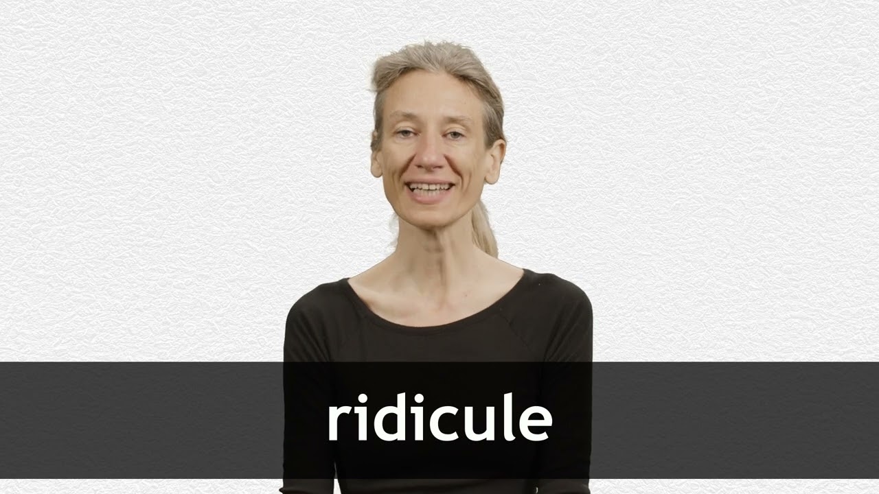 How To Pronounce RIDICULE In French YouTube How To Pronounce RIDICULE In French YouTube