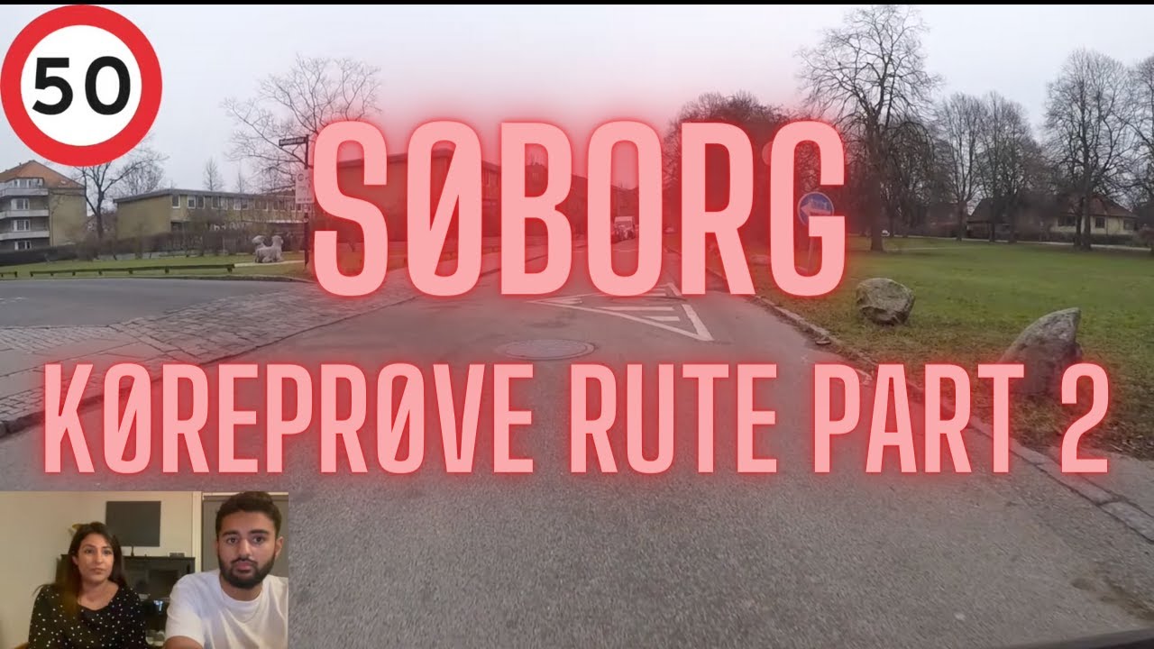 Køreprøve rute Søborg (Højre vigepligt) 2023