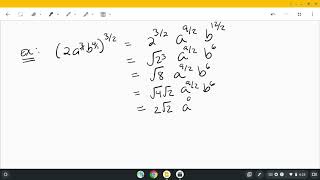 Math 130 P 4 Part 2 of 2 Rational Exponents and Radicals