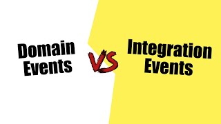 Domain-Driven Design (DDD): Domain vs. Integration events