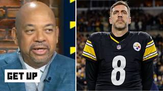 GET UP | “You’re NOT LeBron & Brady!” - Mike Wilbon GOES OFF on Aaron Rodgers-Steelers' contract