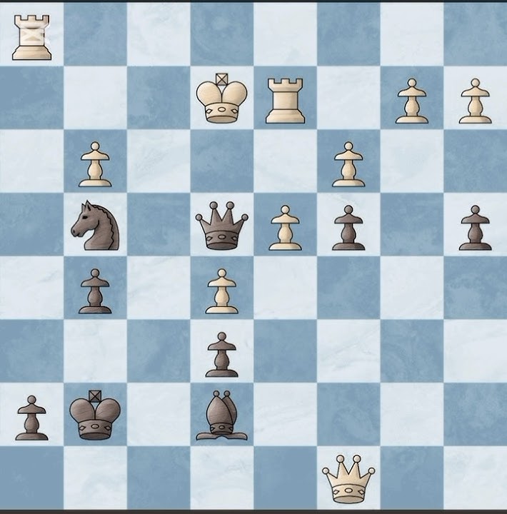 (White) Frank James Marshall vs (Black) Akiba Rubinstein | 1908; 0-1