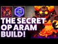 Ragnaros Sulfuras Smash - THE SECRET OP ARAM BUILD! -  ARAM SILVER CITY