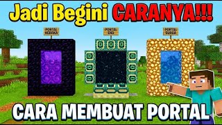 cara membuat portal naga neraka dan surga di minecraft
