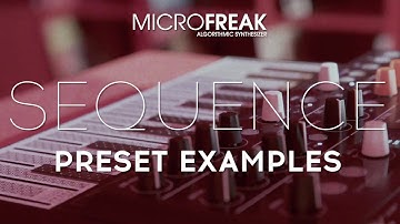 MicroFreak | Preset Examples - SEQUENCE (Club V)