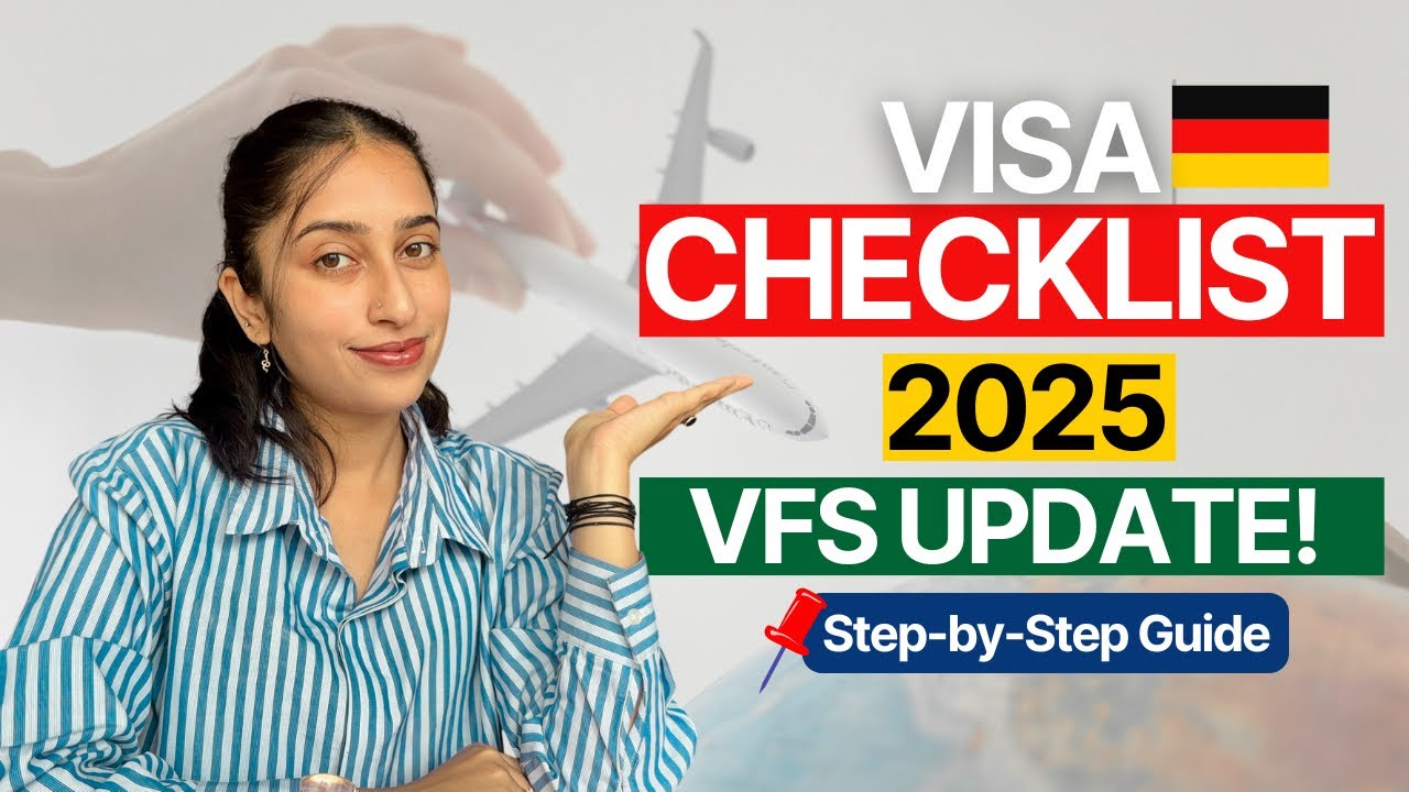 How to Get Germany Student Visa 2025 🇩🇪|  | VFS Process & Document Checklist ✅