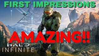 Halo Infinite First Impressions - I LOVE IT!! (Campaign Gameplay Premiere)