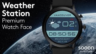 Weather Station Premium Watch Face screenshot 1