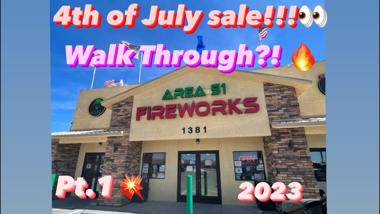 (VLOG) Area 51 Fireworks! 4th of July!! (BEST PRICE) #firework #pyro # ...