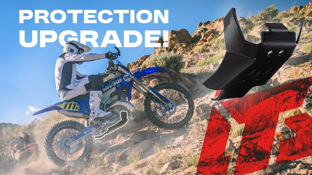 Tusk Severe Impact UHMW Skid Plate | Yamaha YZ250 & YZ250X - YouTube