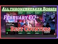 MCOC | All Thronebreaker Bosses Solo | SCREEN TIME | February 2025 |