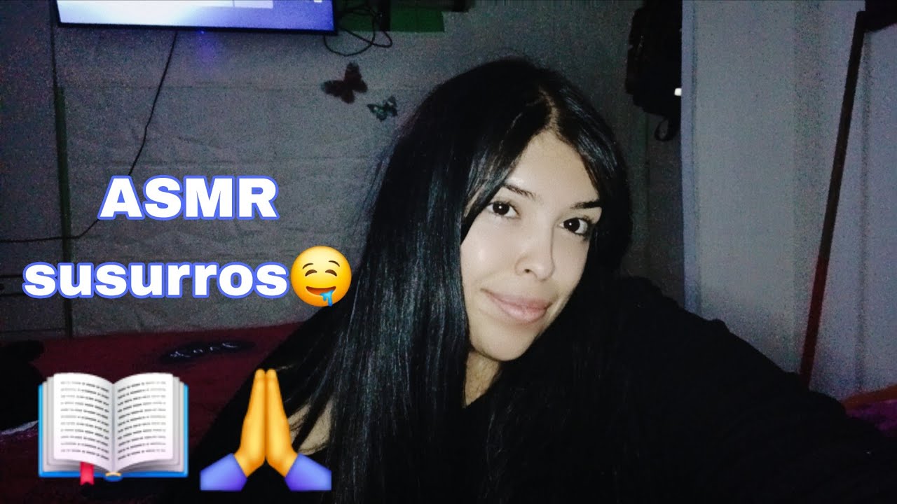📖😴Susurrando Libro de Socorro de lo alto, relajate ASMR...🤍🥹