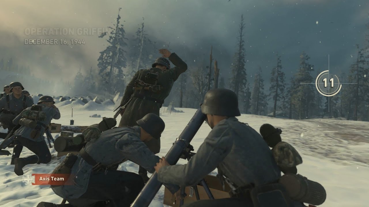 Игровой процесс Call of Duty WW2: War (без комментариев)