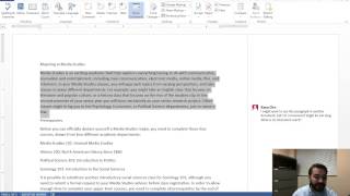 Working with Comments in Word