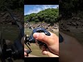 岩の影に潜むデッカイ魚の正体が・・・！？