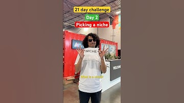 Day 2: Lets pick a NICHE #shorts
