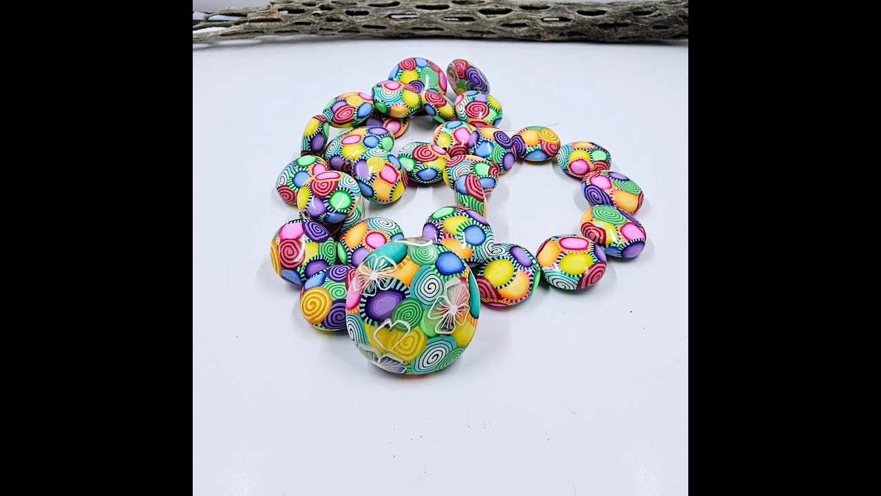 Polymer Clay "Quick Ghost Canes and a Focal"