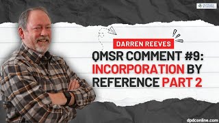 Incorporation Of Other Standards | DP Minutes - QMSR Comment #9