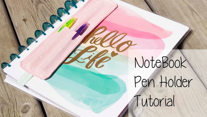 Easy DIY Pen Holder for Notebooks You Can Make in 5 Minutes