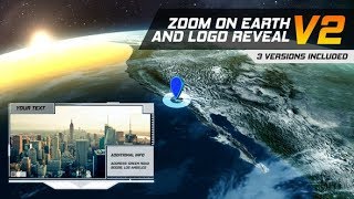 After Effects Template: Zoom On Earth And Logo Reveal V2 After Effects Template: Zoom On Earth And Logo Reveal V2