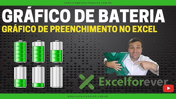 Gráfico de bateria no Excel