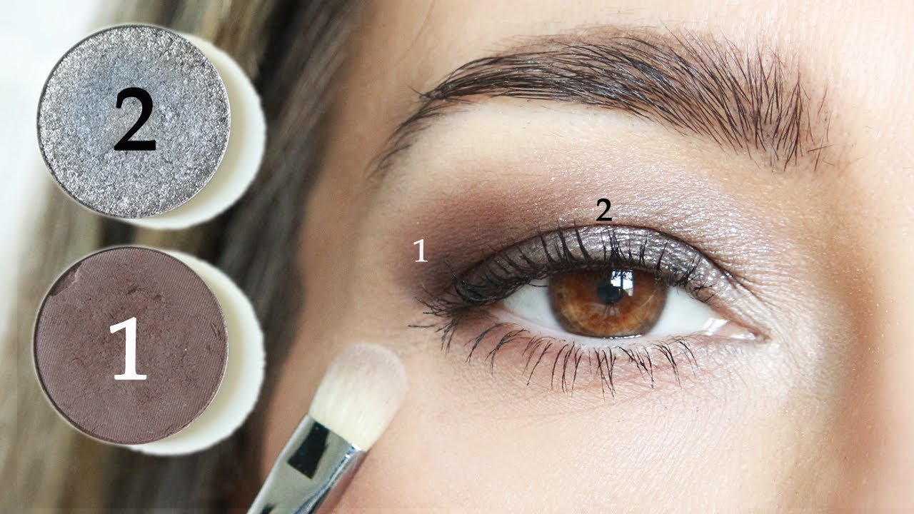 Trucco correttivo per occhi gonfi ed incappucciati con solo 3 prodotti. Trucco da sera.