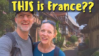 FAIRYTALE VILLAGES: Cycling 🚲 to Eguisheim & Turckheim in France!