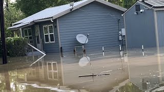 Footage shows devastating flooding in Liberty County