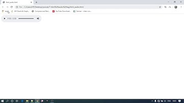 html audio tag