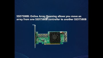 HighPoint SSD7580B  - Introducing Online Array Roaming
