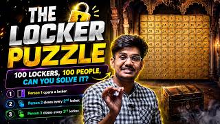 100 lockers puzzle explained in easy way | class 8 maths ch 1 square and cube | green board juniors