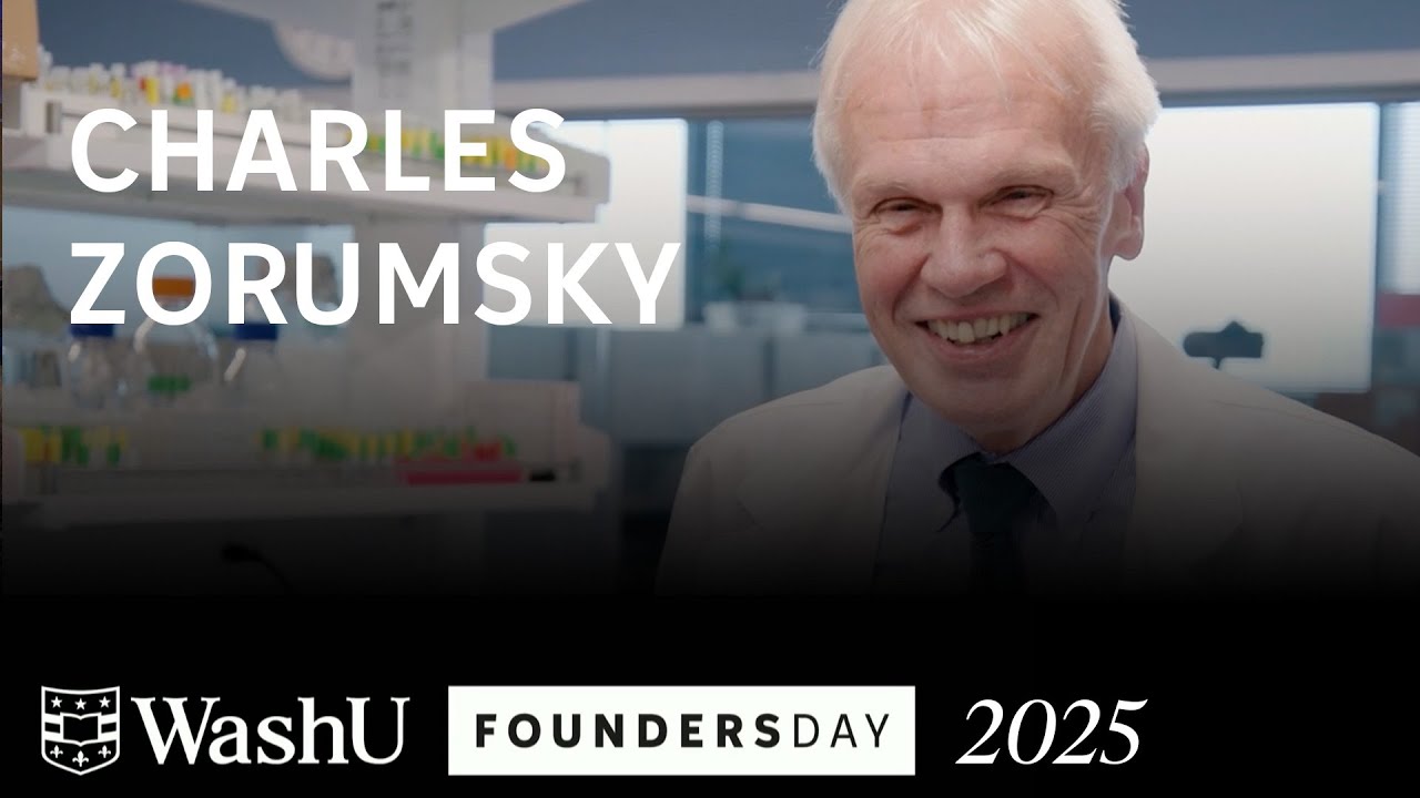 Carl and Gerty Cori Faculty Achievement Award: Charles F. Zorumski | WashU Founders Day 2025