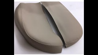 How to Professionally Recover a Center Arm Rest in Acura MDX 20072014  EASY WAY