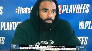 Mike Conley Fart Live In The Middle Of Reporters Questions Lol Did That Really Just Happen?