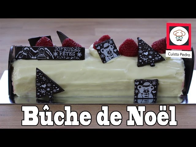 Recette Buche De Noel Framboise Chocolat Blanc Thermomix Tm5 Youtube