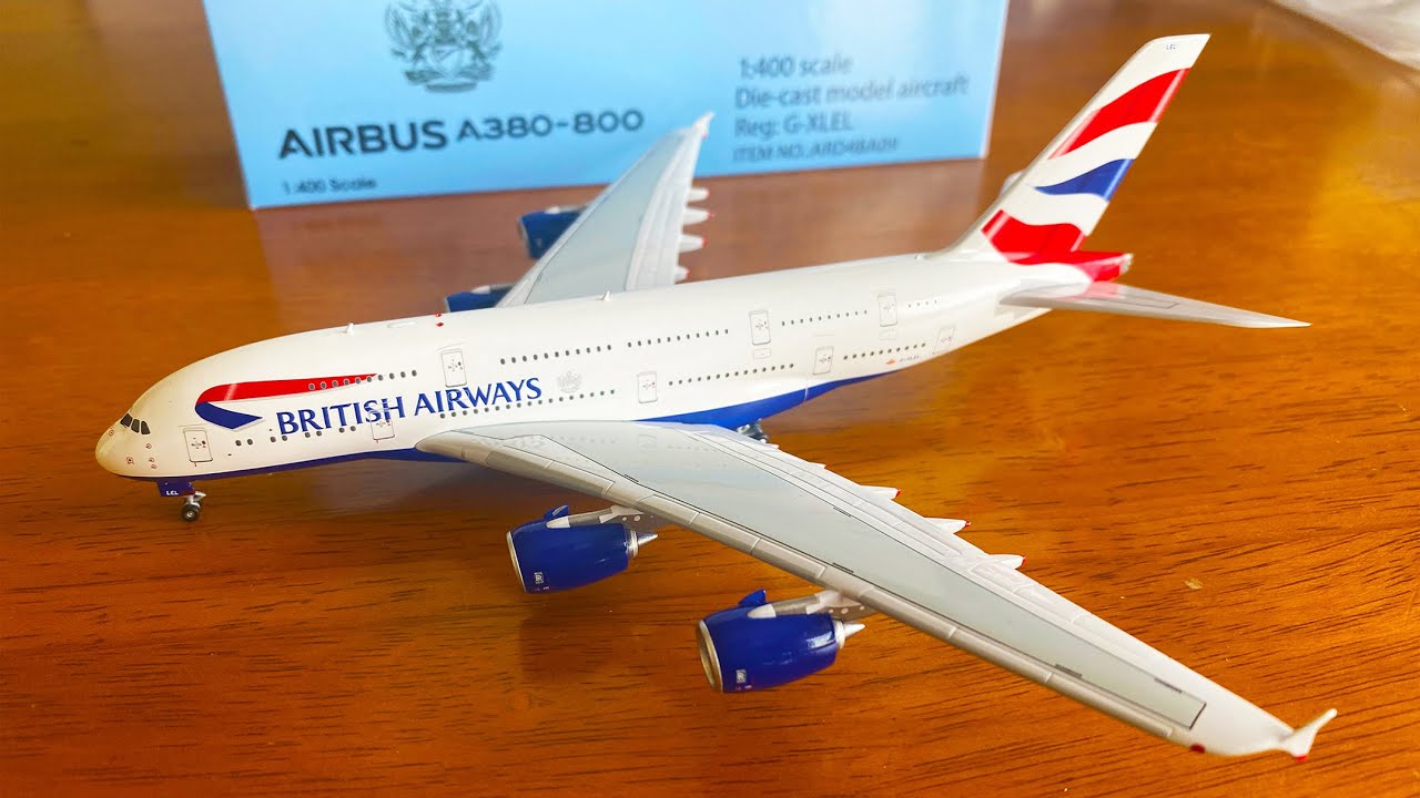 Nuovo modellino metallo pressofuso Airbus A380 British Airways aereo collezione Nuovo modellino metallo pressofuso Airbus A380 British Airways aereo collezione
