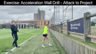 Accel wall drill   Resisted 2 point projection attack down
