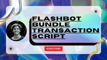 Flashbot bundle transaction script.