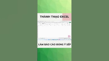 Hiểu Excel Làm Báo Cáo Đúng Ý Sếp #excel #thuthuatexcel #tinhocvanphong #tuyetdinhexcel101
